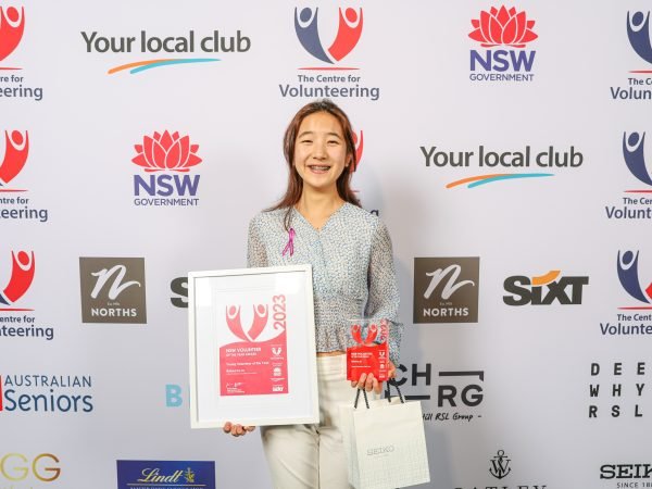 2023 NSW Young Volunteer of the Year and exemplar of youth volunteering, Rebecca Ju